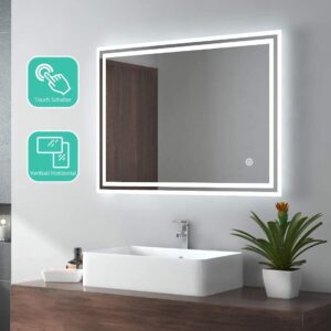 Espejo de baño con luz y ahorro de energía