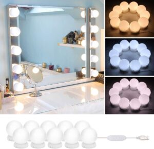 Espejo de baño con luz y tres modos de color
