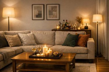 Organizar tu vivienda antes de una velada importante